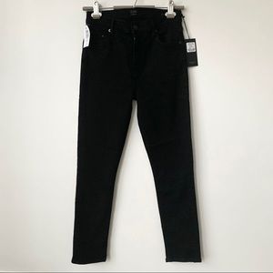 CITIZEN | NWT ROCKET CROP ALL BLACK SKINNY JEAN